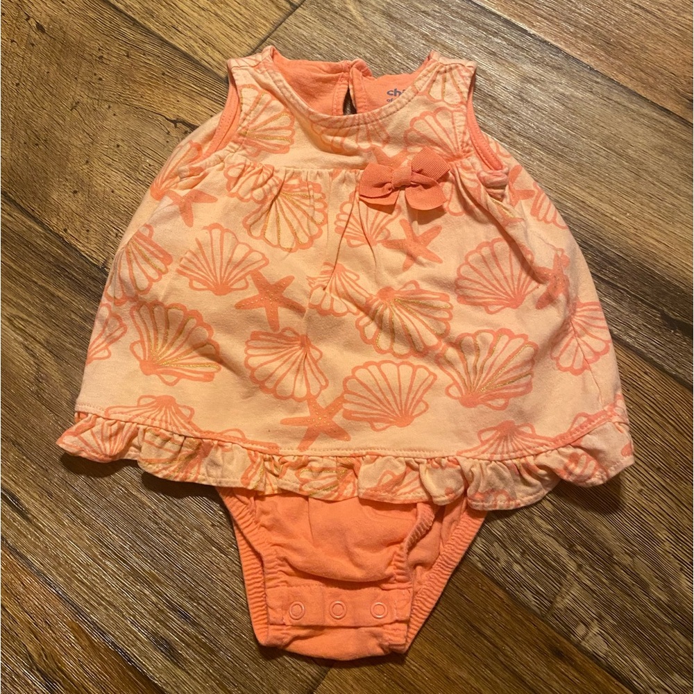 Carter’s Seashell Dress Outfit - Size: 12 Months